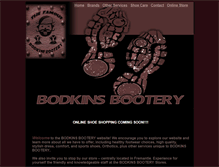 Tablet Screenshot of bodkinsbootery.com
